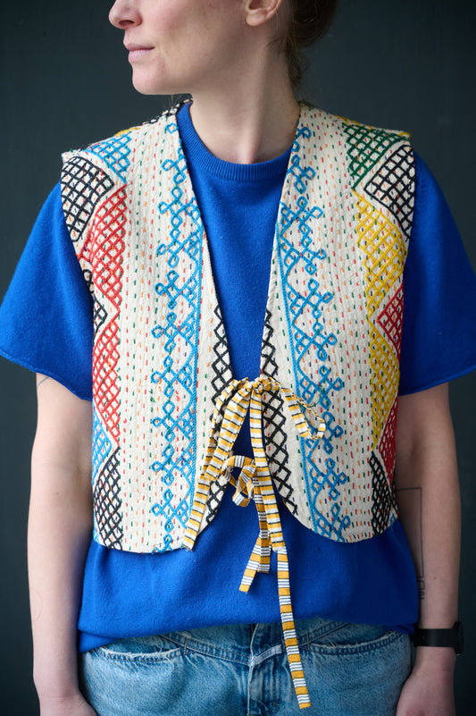 Bestickte Suzani-Weste Sarah