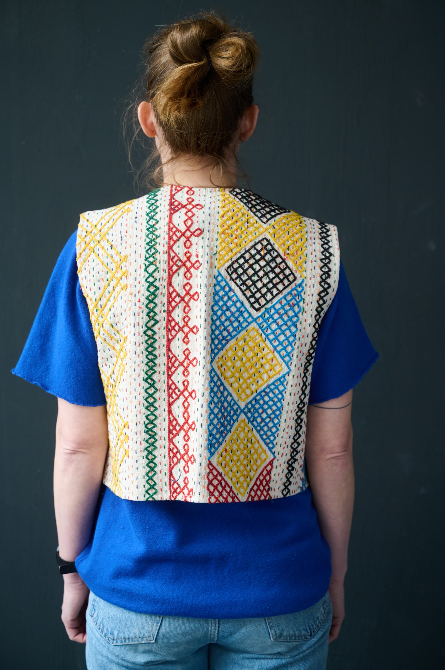 Bestickte Suzani-Weste Sarah